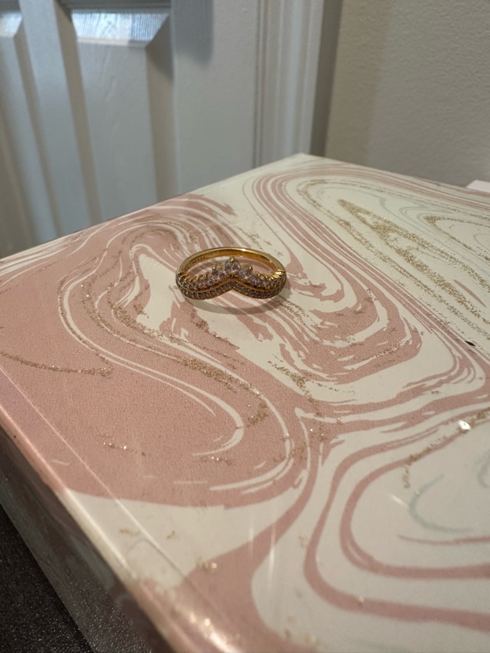 Pandora Timeless Wish Tiara Ring- Size 7 - Picture 2 of 5
